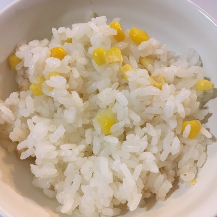 コーンの炊き込みご飯